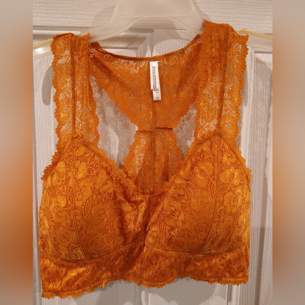 Bra stretchy. Mustard.